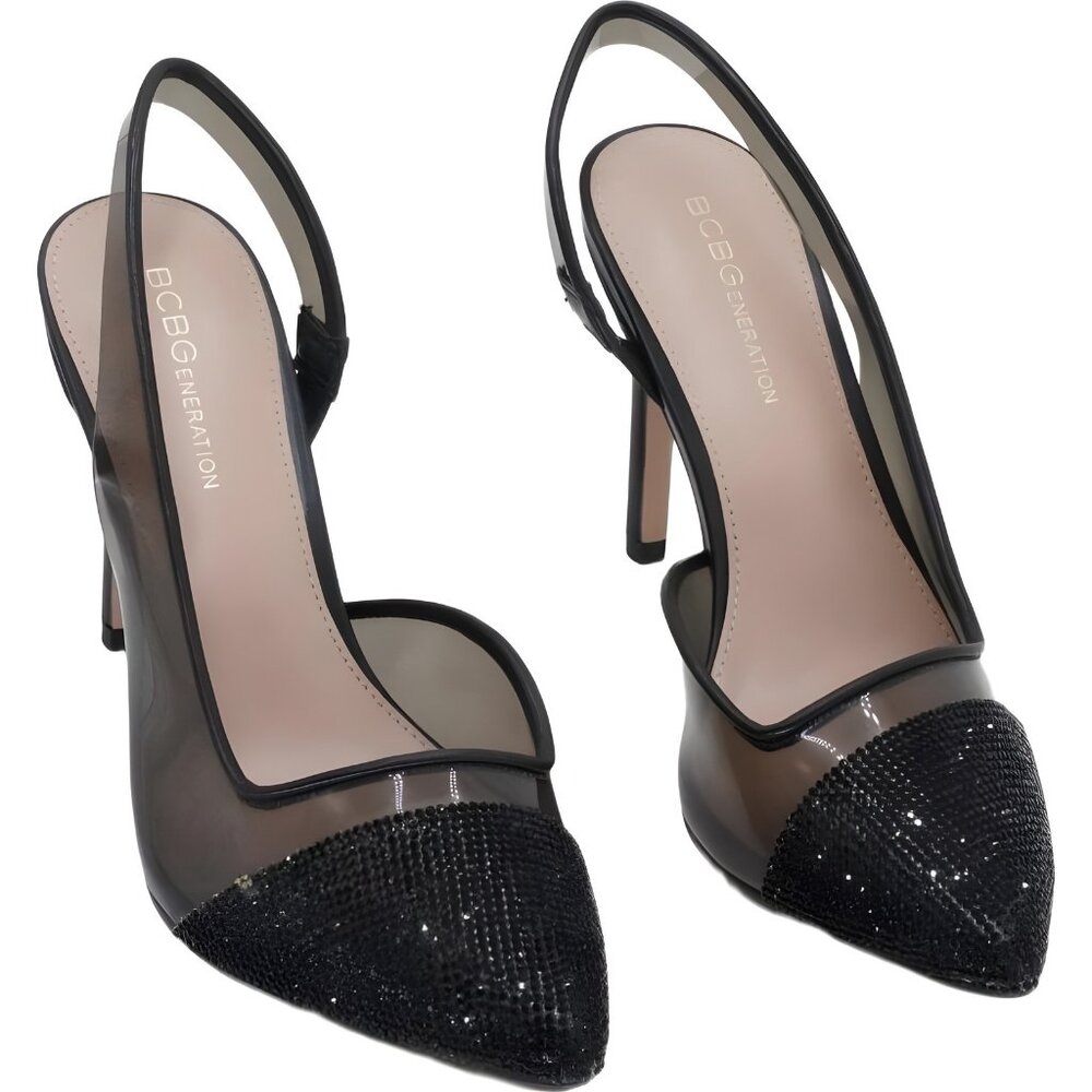 BCBGeneration Women's Hominy Pump Black Smoke - Women's US 7.5